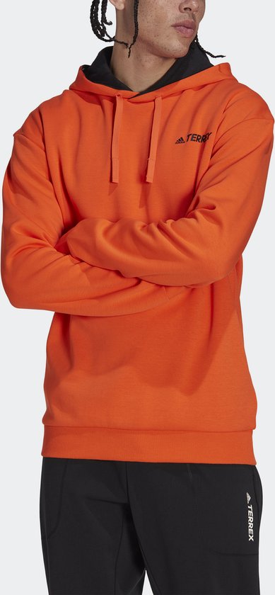 Sweat à capuche adidas TERREX Terrex Logo Graphic - Homme - Oranje - XL
