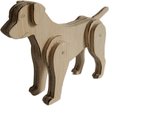 Wooditz Bouwpakket - Hond - Starterspakket - Zagen, schuren, lijmen en spijkeren