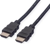 ROLINE HDMI High Speed kabel met Ethernet M-M, zwart, 1 m