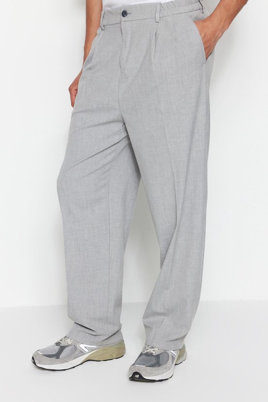 Trendyol Pantalon large à taille régulière pour hommes