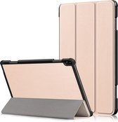 3-Vouw sleepcover hoes - Lenovo Tab P10 - Goud