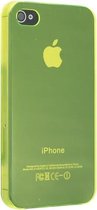 GadgetBay iPhone 4 4S 4G hard case hoesje crystal doorzichtig clear - Geel