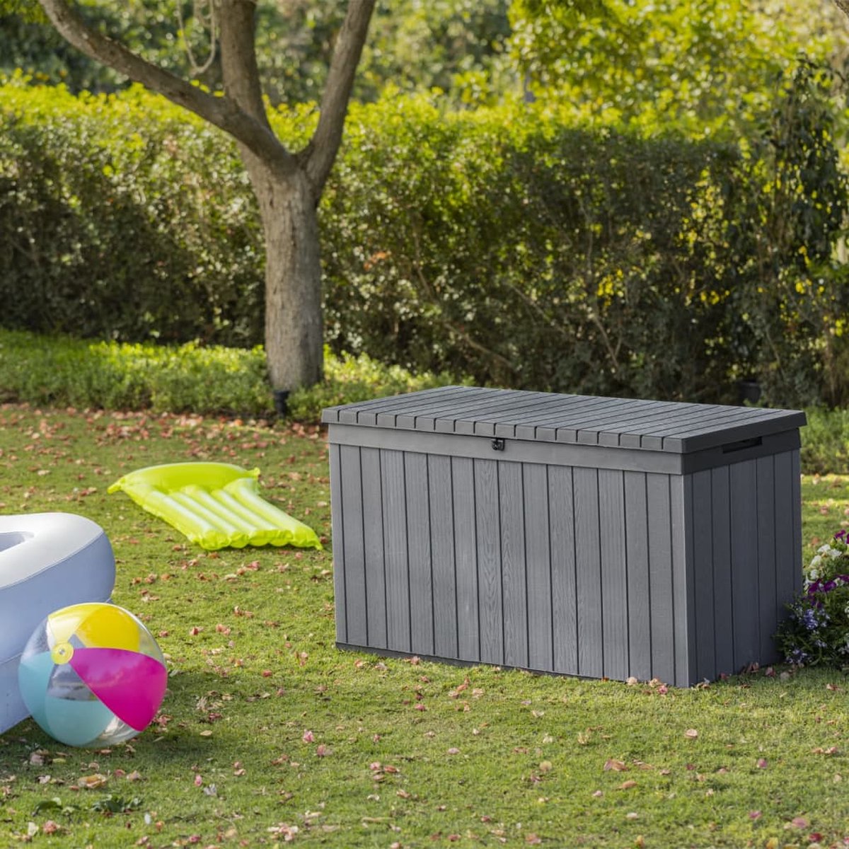 Keter Darwin Opbergbox - 570L - 142,5x65,5x78,2cm - Grijs