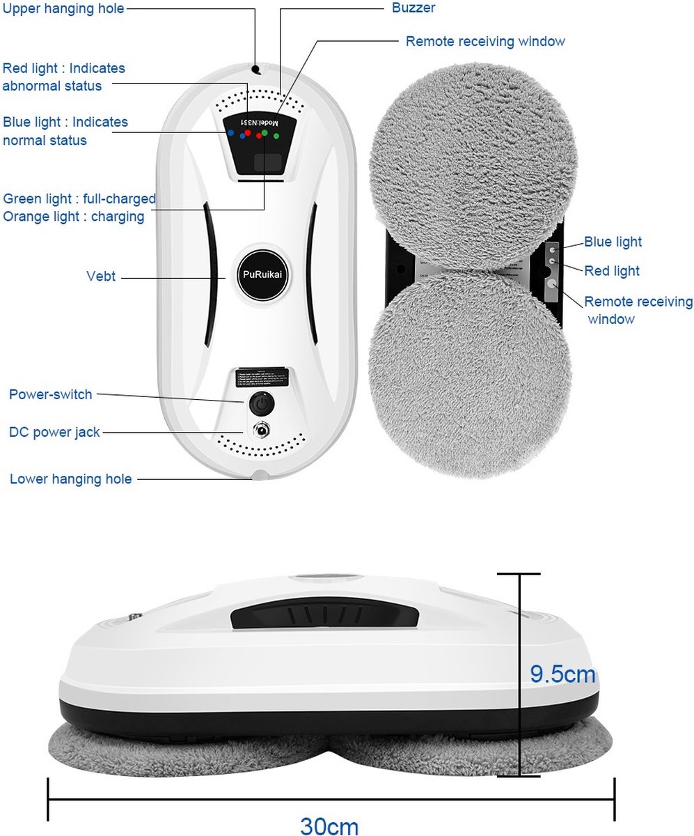 Fmart T8Pro Robot Nettoyeur Automatique Laveur Fenêtre vitre - , testés pour vous Fmart T8Pro Robot Nettoyeur Automatique Laveur Fenêtre vitre - , testés pour vous
