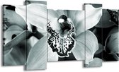 Peinture | Peinture sur toile fleur | Gris vert | 120x65cm 5 Liège | Tirage photo sur toile