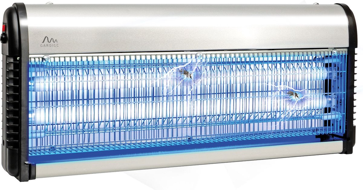 Goedkoopste Vliegende Insectenverdelger Profi 150m² - Professionele insectenbestrijding met 2x 8 Watt UV-buizen