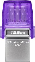 Kingston DataTraveler - MicroDuo - 128 GB - USB A en C