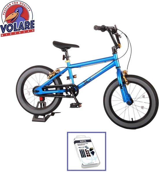 BIKESTAR Vélo Enfant pour Garcons et Filles de 4-5 Ans, Bicyclette Enfant  16 Pouces BMX avec Freins