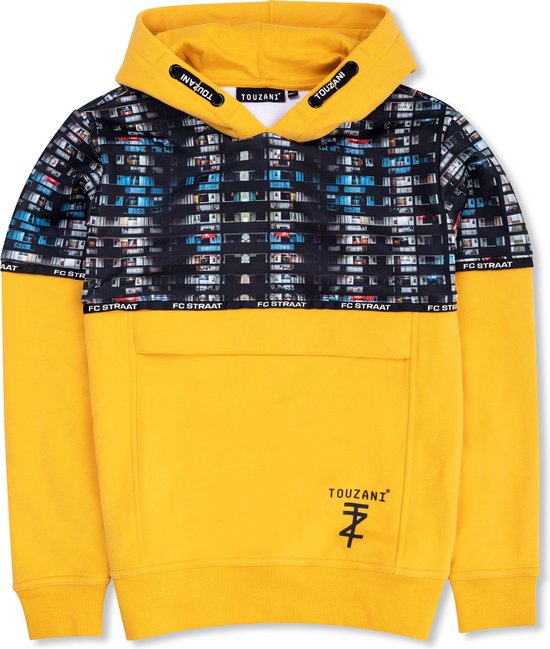 Touzani - Hoodie - ANGORA HOODIE Yellow