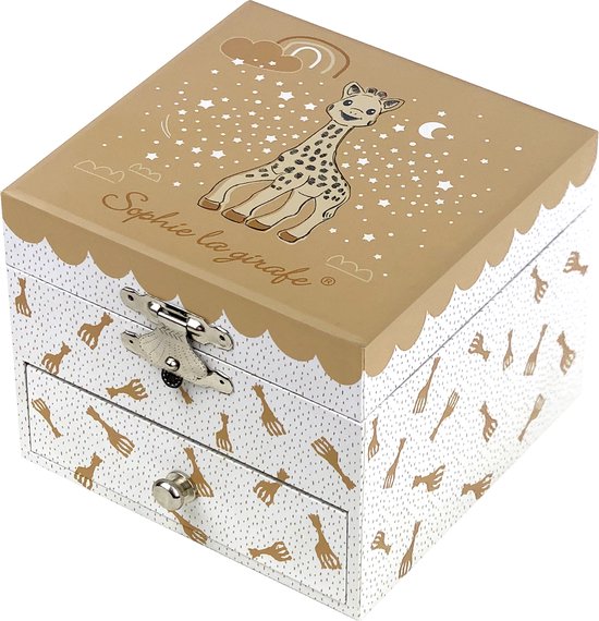 Sophie de giraf Muziekdoosje Giraffe - Baby muziekdoos - Kraamcadeau - Babyshower cadeau - 10.5x10.5x8.5 cm van Sophie de Giraf. — afbeelding 5