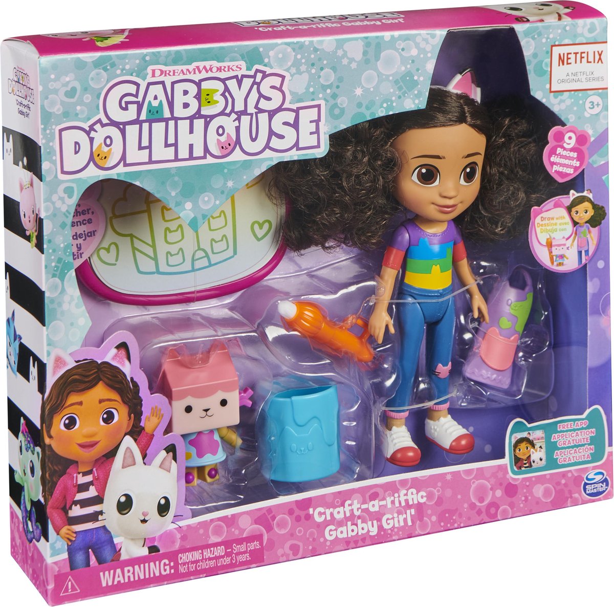 Gabby's Dollhouse Poupées De Bricolage Gabby Deluxe à Prix Carrefour