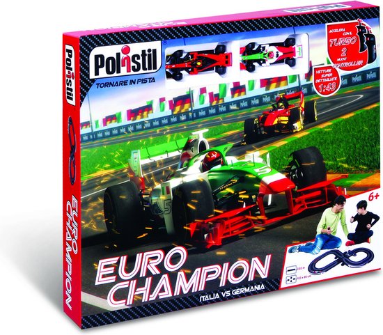 Polistil Euro Champion Italia vs Germania Racebaan 1:43