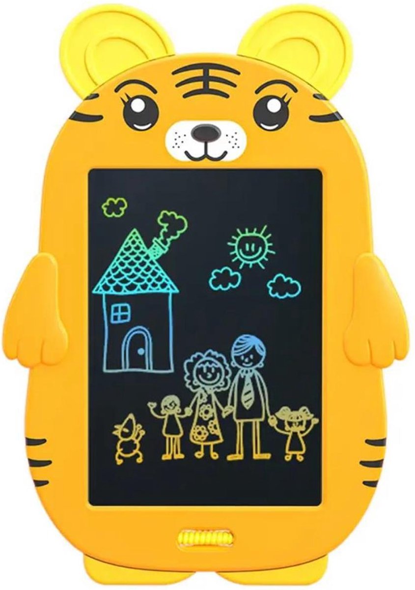 LCD Tekentablet Kinderen "cartoon tiger" 8.5 inch - Kleurenscherm - Speelgoed Meisjes & Jongens - LCD Tekenbord - Grafische Tablet - Writing Tablet - Speelgoed Voor Onderweg