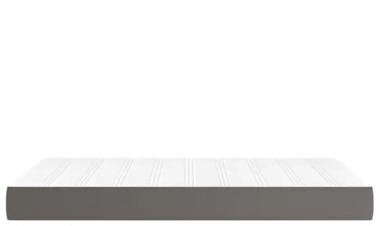 vidaXL-Pocketveringmatras-120x200x20-cm-kunstleer-grijs
