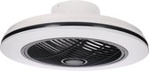 Ventilateur de plafond LED Moderno avec éclairage - Dimmable avec télécommande - Zwart/ Wit