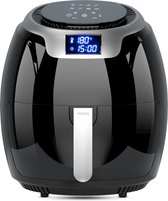 Bol.com Niceey Airfryer XXL - Heteluchtfriteuse - 1800W - 80L - Incl. Kookboek - Zwart aanbieding