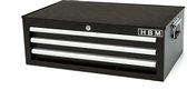 HBM 3 Laden Deluxe Opzetkast ZWART