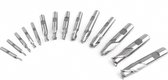 HBM HSS 8% Cobalt Spiebaanfrees 4 mm