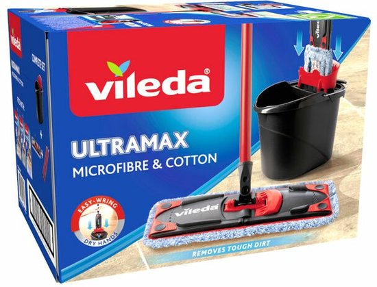 Vileda UltraMax Micro&Cotton - Complete set - Tegelvloeren - Vileda