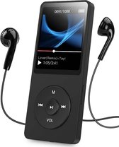 Dailygoods® MP3 speler - Incl. 32 GB - Bluetooth - Draadloos - Voice Recorder - FM - Zwar