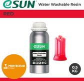 eSun - Water Washable Resin, Red - 0.5kg