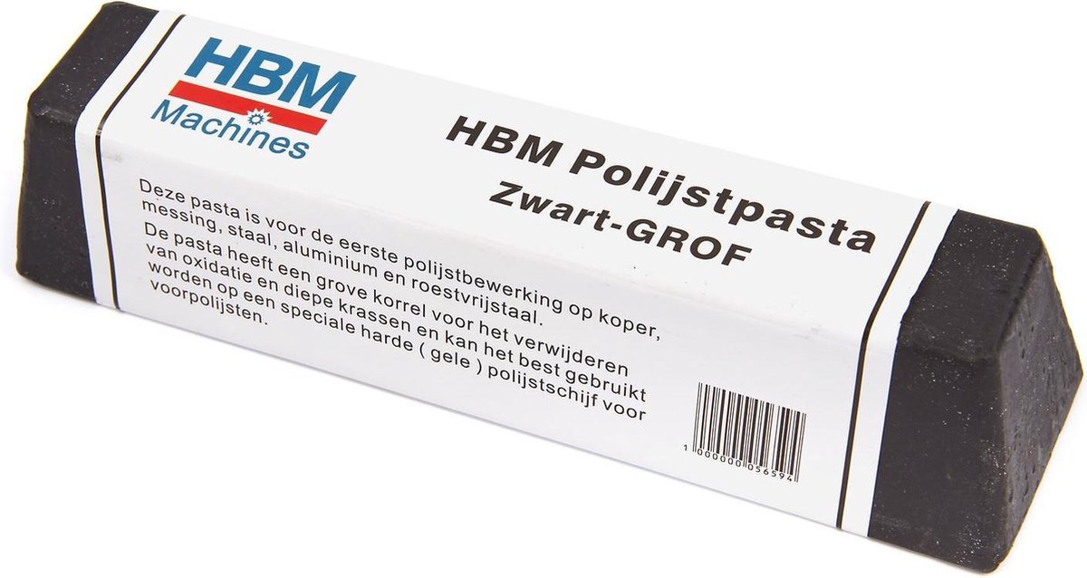 HBM Polijstpasta Zwart – GROF