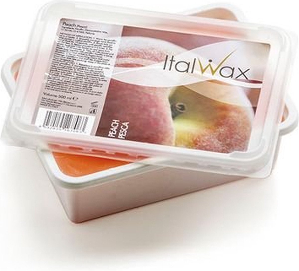 ItalWax Paraffine Perzik Wax 500ml - Ideaal voor Hand- en Voetverzorging - Paraffin Peach 500ml
