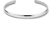 Twice As Nice Armband in edelstaal, open bangle 5 mm  19 cm