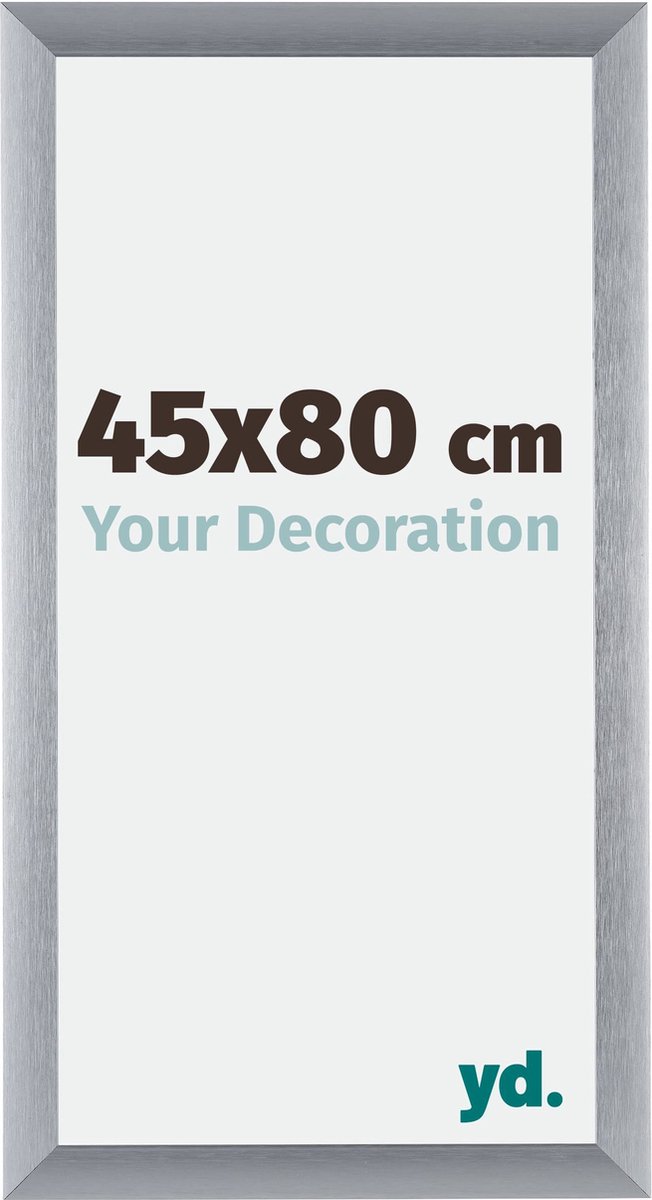 yd. Your Decoration - Fotolijst 45x80 cm - Aluminium - Zilver Geborsteld - Tucson