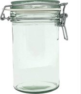 Pot de support de pot de stockage Weck avec fermeture à pince solide - 500 ml - Glas - 6 Pièces