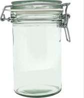 Weckpot voorraadpot beugelpot met degelijke klemsluiting - 500ml - Glas - 6 Stuks