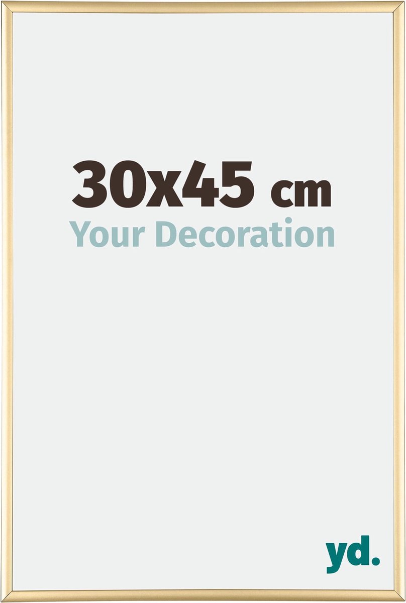 yd. Your Decoration - Fotolijst 30x45 cm - Aluminium - Goud - Kent