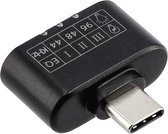 Hama Premium-USB-C-adapter voor 3,5-mm-audio-jack, geïntegreerde microfoon