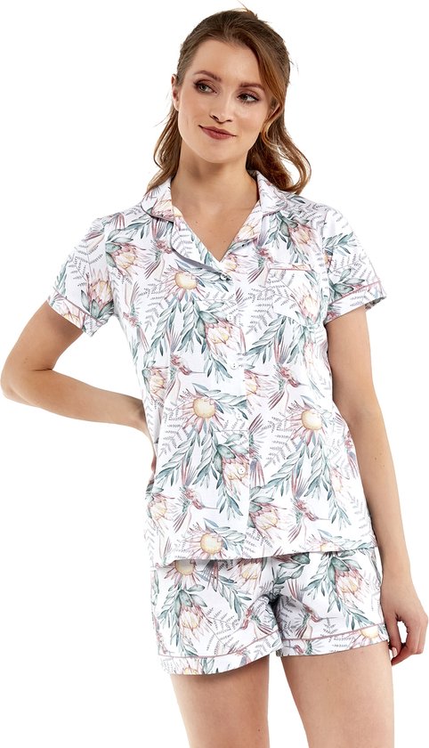 dames pyjama met korte mouw