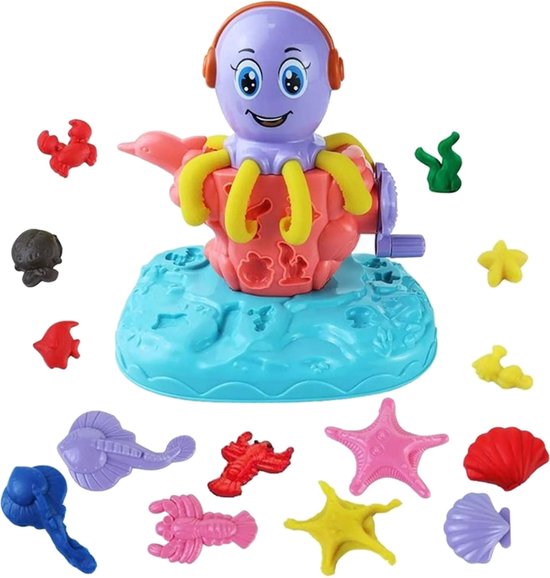 Mega Creative - Plastic massa met accessoires, Octopus, vanaf 3 jaar - Produkt