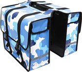 Luggage carrier bag, water-repellent and tear-resistant, Bagagedragertas \ fietstas voor bagagedrager 46 litres