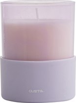 Bougie Parfumée Gusta - Housse en Siliconen - ø8x10cm - Blossom - Rose/Violet