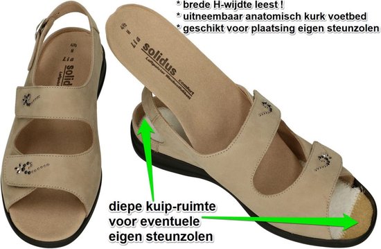 Solidus - Femme - taupe - sandales - pointure 42,5