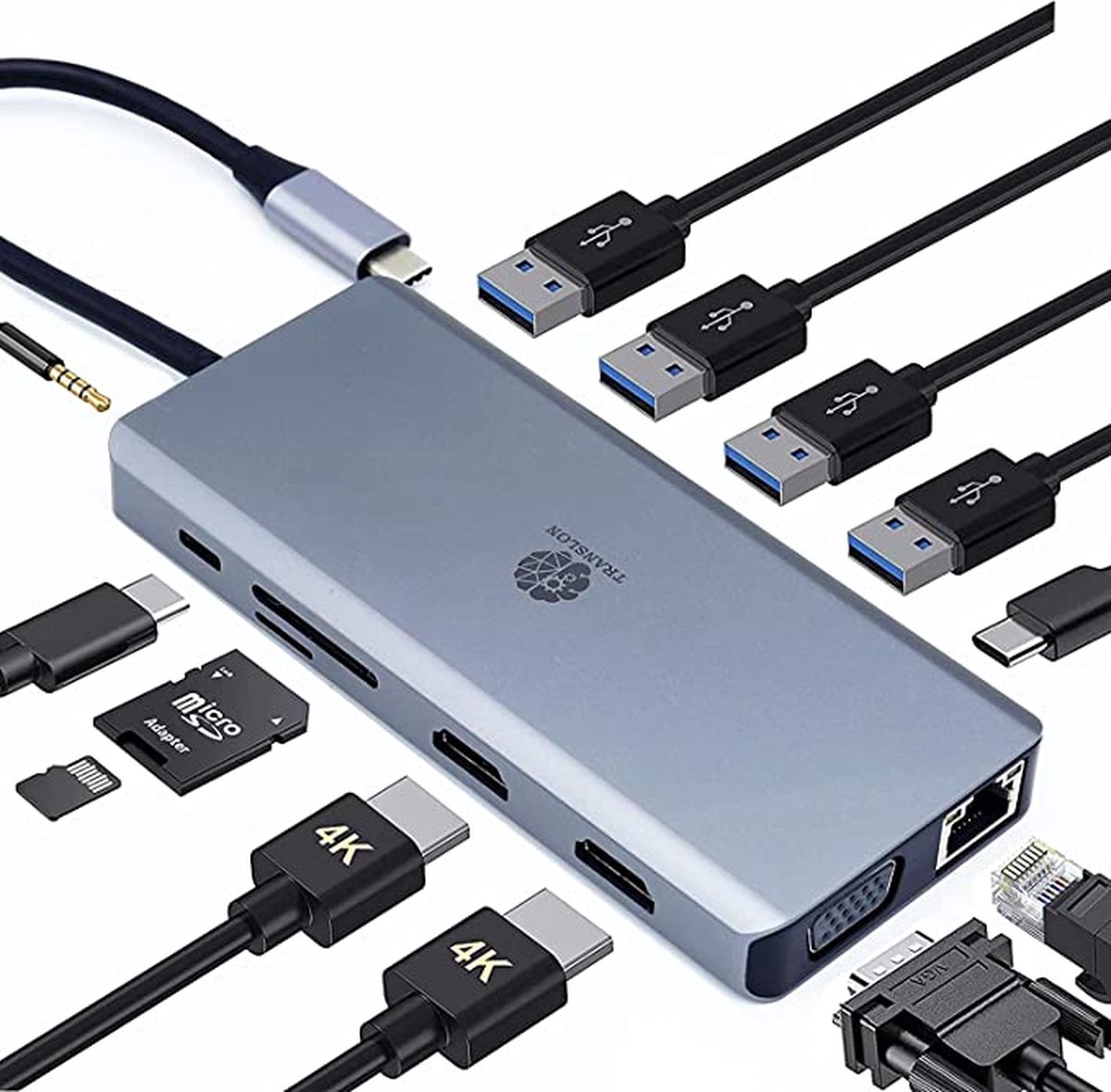 Docking Station / Dock Laadstation - usb gegevenspoorten \ dockingstation