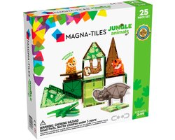 foto van Magna Tiles - Jungle Animals Dieren - Magnetisch Speelgoed 25st