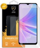 3-Pack Oppo A78 (5G) Screenprotectors - MobyDefend Case-Friendly Gehard Glas Screensavers - Glasplaatjes Geschikt Voor Oppo A78