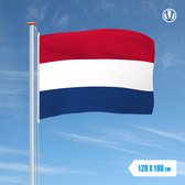 Nederlandse vlag 120x180cm | met koord en lus