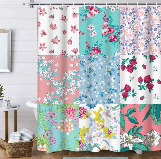 Maris Badmode Douchegordijn 180x200 cm Vintage Retro Series