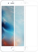 Protecteur d'écran en Verres iPhone 6s Plus (COUVERTURE COMPLÈTE) (BLANC) | Verre trempé | Verre trempé