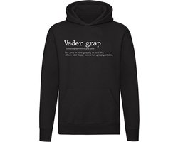 Vader grap Hoodie - papa - hippe vader - niet grappig - humor - grappig - unisex - trui - sweater - capuchon