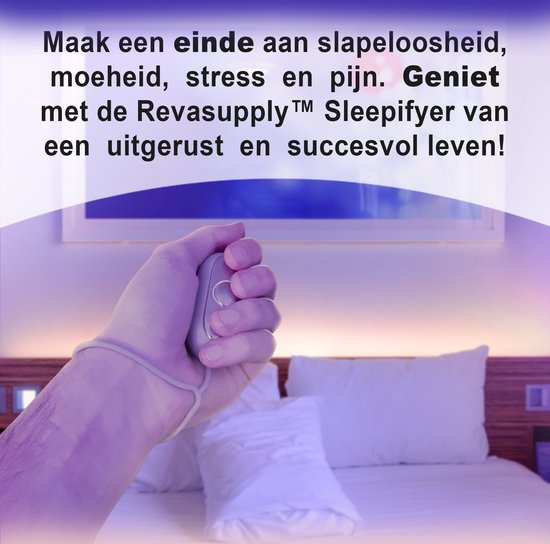 Revasupply™ - Sleepifyer - Slaaphulp - Frequentietherapie - Stimuleert aanmaak van serotonine & melatonine - Concentratie - Tegen depressie - Tegen slapeloosheid - Tegen stress - Beter slapen - Moeite met slapen — afbeelding 3