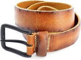 Kidzzbelts Jongenskinderriem JeansVintage 1805 - Cognac - 65 cm