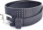 Kidzzbelts Jongenskinderriem Jeans 1802 - Zwart - 65 cm