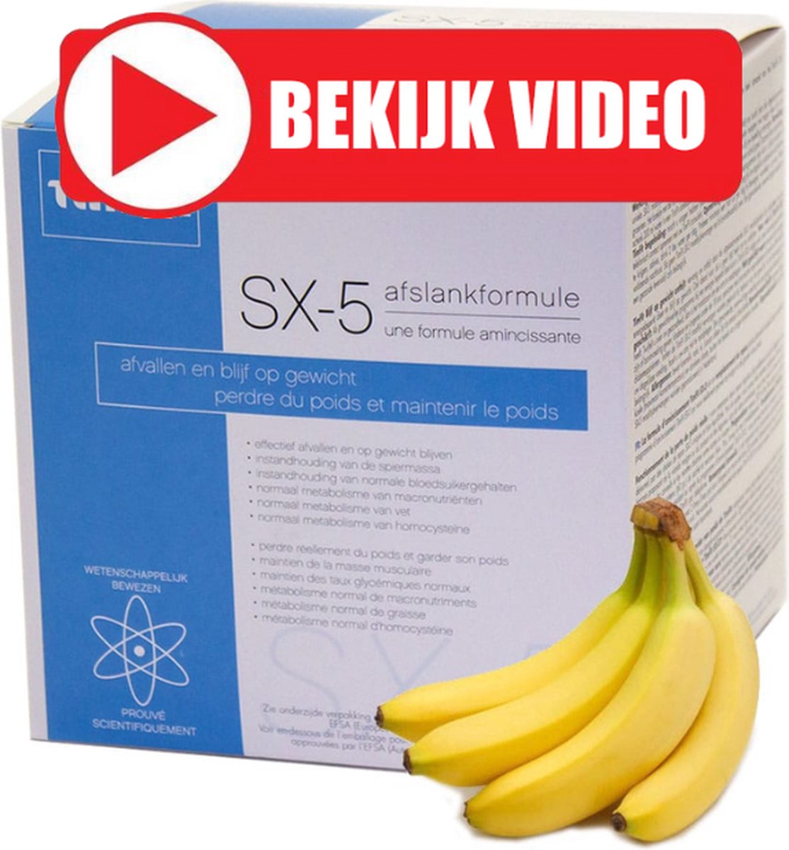 Goedkoopste Afvallen met TimFit | Gratis Dieet Schema met Tips | Eenvoudig en Blijvend kilo's kwijt | 4 Eiwitten | 3 vezels | 23 Vitaminen & Mineralen | Natuurlijk Smaak Banaan
