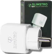 Slimstro Smart Plug - Slimme Stekker met Verbruik Meter - Te bedienen vanaf de app - Wifi & Bluetooth